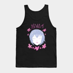 Anime girl with flowers Tank Top